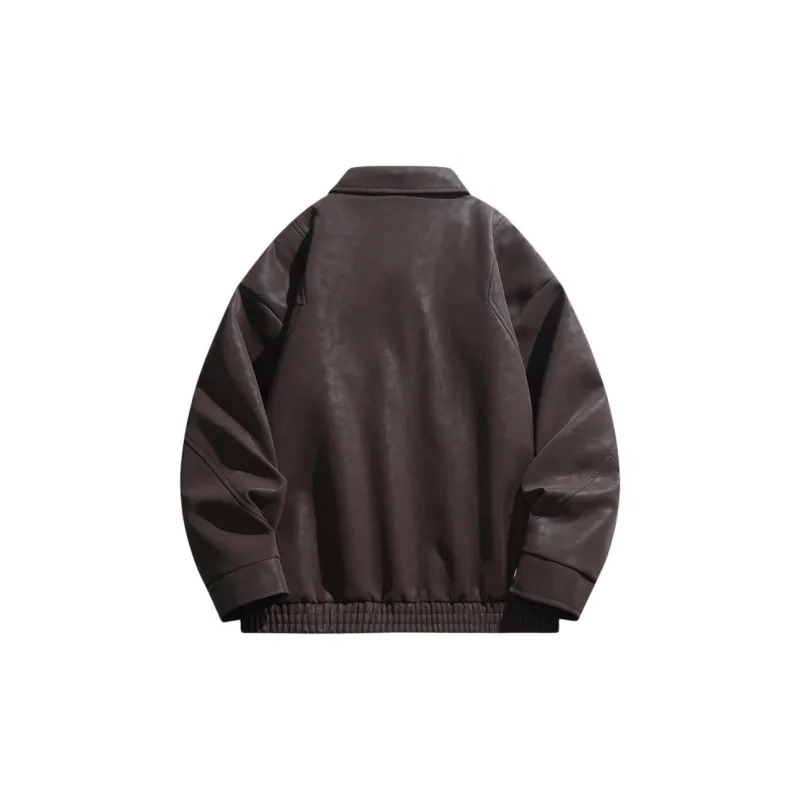 FOR FEAR THAT Leather Jacket Unisex-6