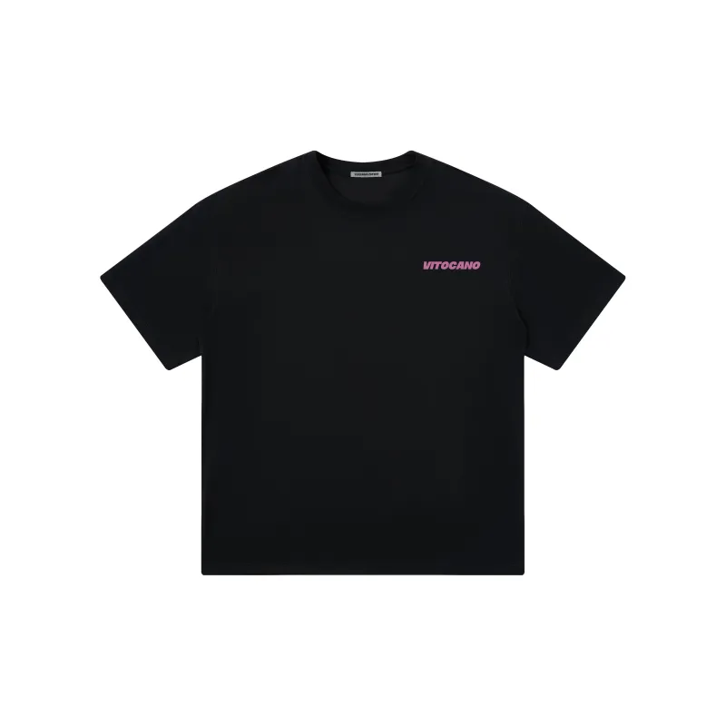 Vitocano Drop Shoulder Sleeve T-Shirt Unisex White-8