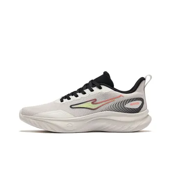 Erke Cushioning Rebound Slip Resistant Low Top Casual Running Shoes Men's Pale Wilderness Gray True Black
