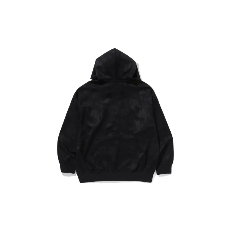 A BATHING APE Solid Camo Jacquard One Point Relaxed Fit Zip Hoodie-1