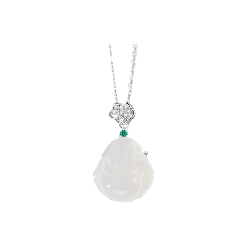 Golden Bliss Chalcedony Necklaces Women's-1