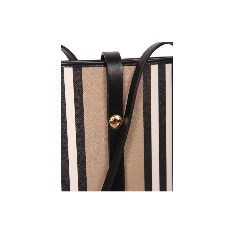 Burberry Leather Cell Phone Pouch Women's Black & Pink-2