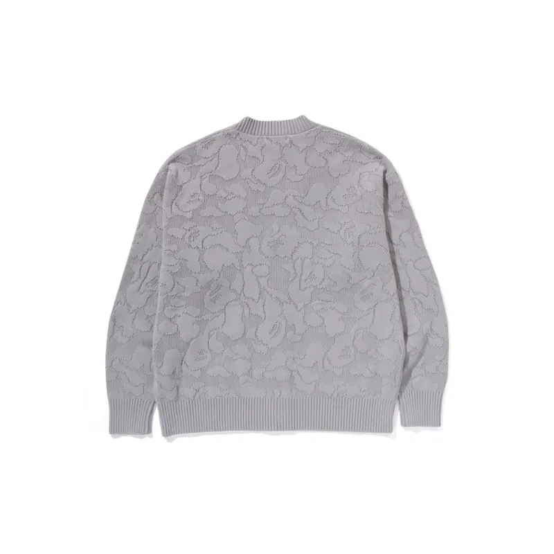 Bape Solid Camo Jacquard One Point Cardigan-3