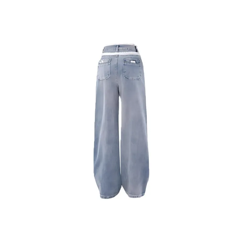POPO.INFO Jeans Women's Sky Blue-1