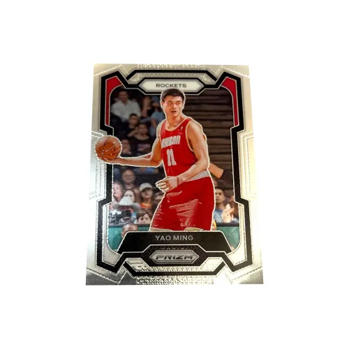PANINI 23 24 Prizm Yao Ming, Rocket, Star Player, China Great Wall, Top Scholar, Collector's Edition Sports Cards 1 Pc