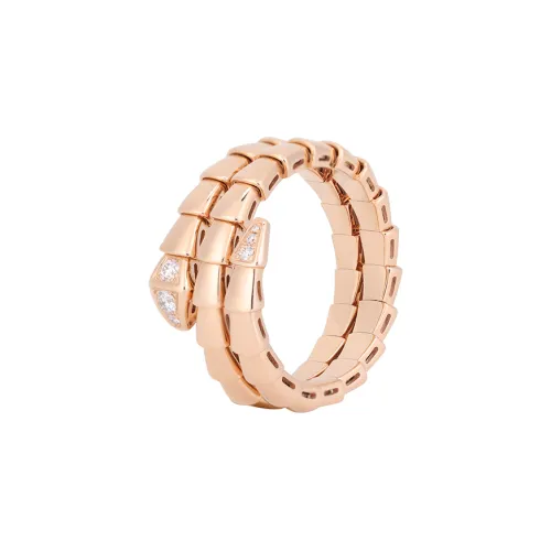 BVLGARI 18K Rose Gold Rings Women's Rose Gold