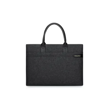WilliamPOLO Fabric Briefcases Men's Black