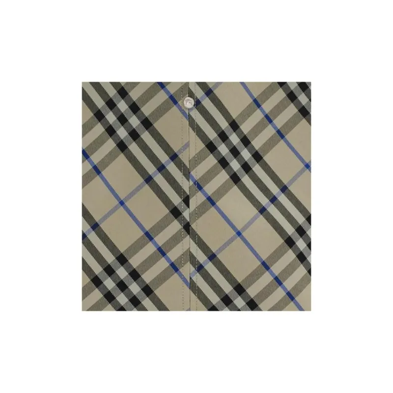 Burberry Cotton Tote Bag, Shopping Bag, Shoulder Bag Medium Size Women's Blue & Gray-4