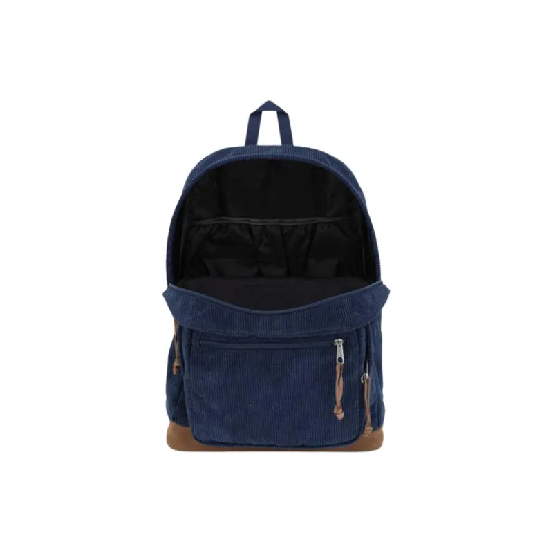JanSport Corduroy Backpack Regular Men's Marine Blue-2