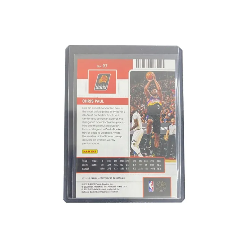 PANINI 2021-22 Ball Game Ticket Sun Chris Paul Refringence 99 Edition Special Ticket Sports Cards 1 Pc-1
