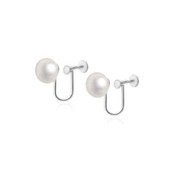 Taste The Color Pearl Clip On Earrings Women's
