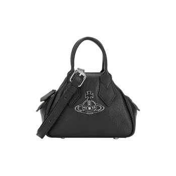 Vivienne Westwood PU Shoulder Bag Crossbody Bag Handbag Small Size Women's Black