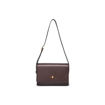 Chrisdien Deny Cow Leather Small Square Bag Shoulder Bag Shoulder Bag Regular Women's Coffee/Light Brown/Black