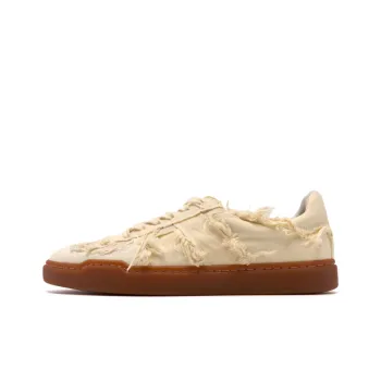 FOOT INDUSTRY Foot Industry Low Top Canvas Shoes Unisex Pearl White