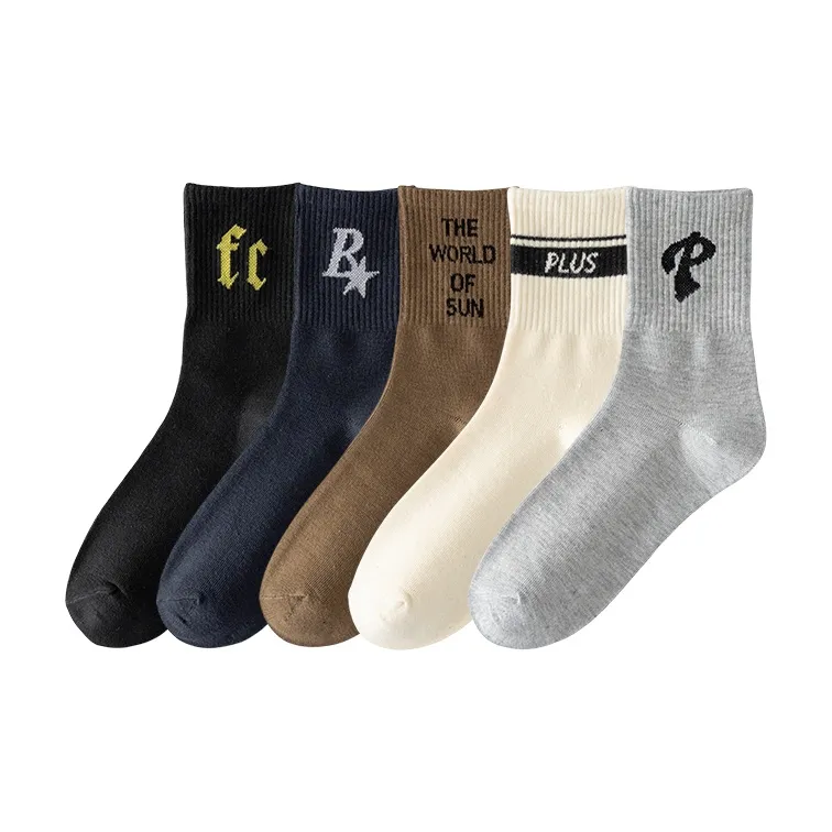 Cotton Gene Mid Calf Socks Unisex Combo Set-11
