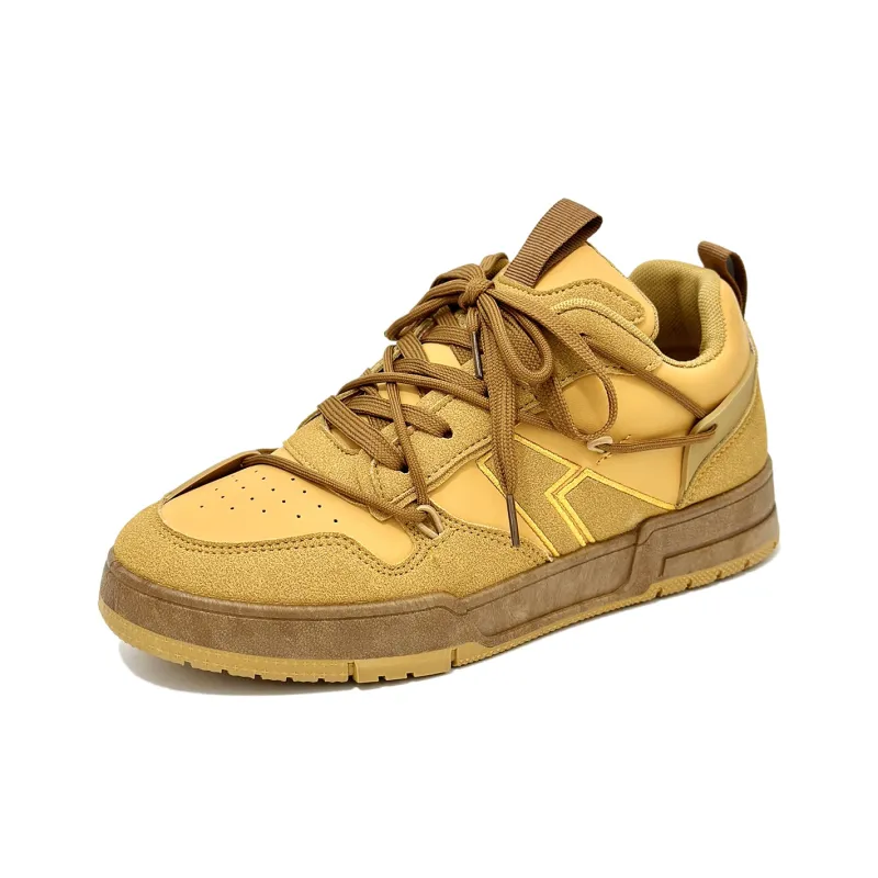 OUGLEMEN Wear resistant, Lightweight, Breathable, And Non slip. Low Top Skateboard Shoes Men's-1