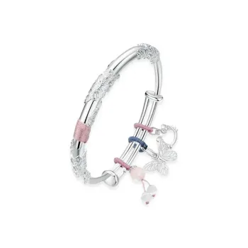Bailijin S999 Fine Silver Sterling Silver Bracelets Unisex