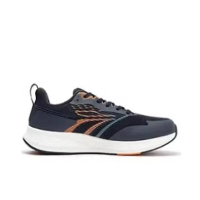 361° Cushioning Height Increase Low Top Running Shoes Men's Black Blue-1
