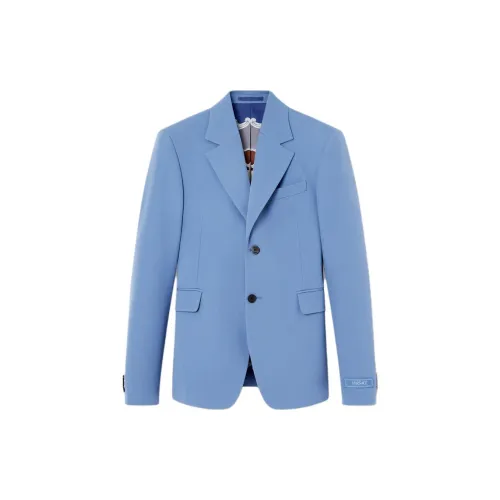 VERSACE Single breasted Wool Blazer