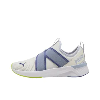 PUMA Softride Harli Anti Slip Wear Resistant Low Top Running Shoes Women's White Blue
