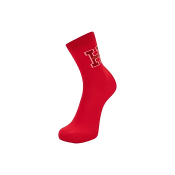 Tommy Hilfiger New Year Mid Calf Socks Men's China Red