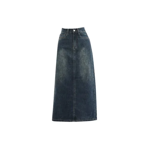FOREVER 21 Denim Long Skirts Women's