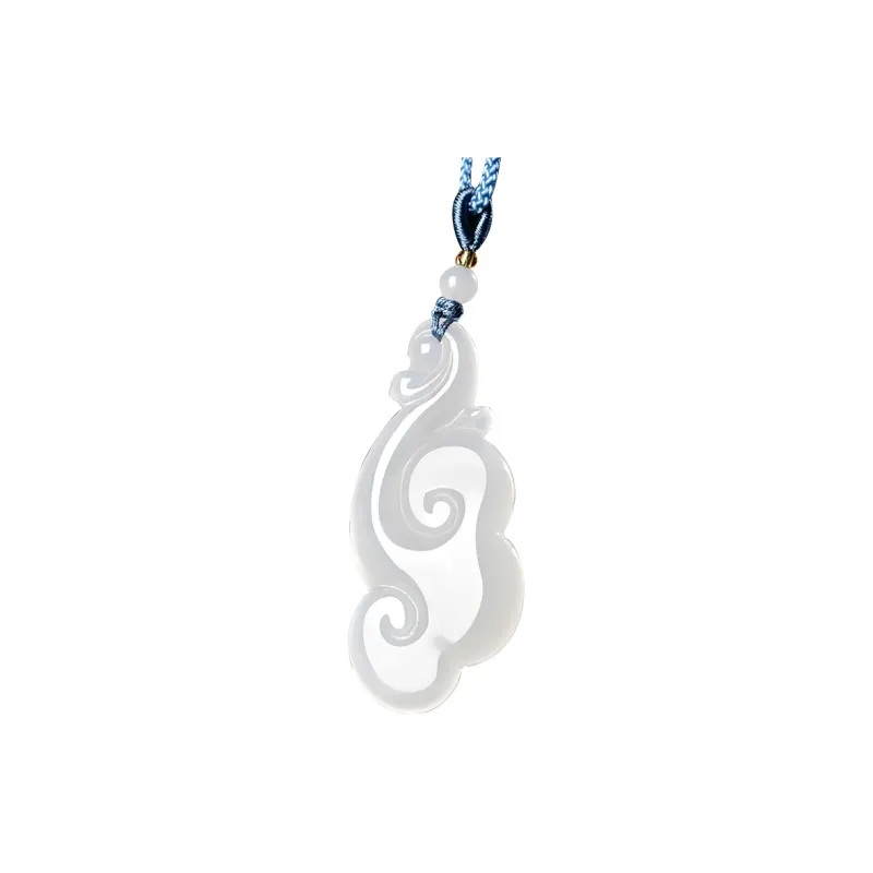 KUNYUYAO Hetian Jade Pendants White Jade Unisex-5