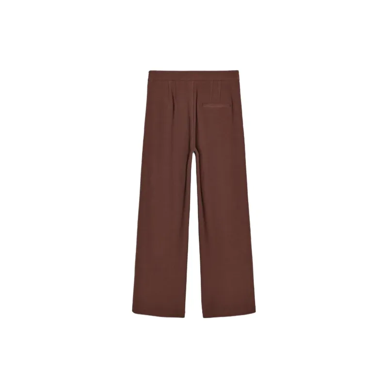 ZARA Casual Pants Women's Deep Maroon-1