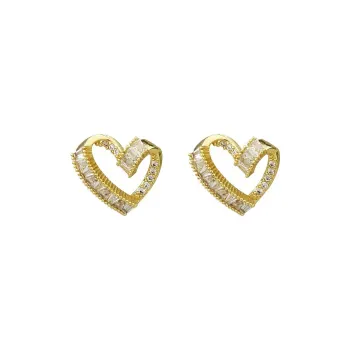 BLESSED BULLET Copper Stud Earrings Women's