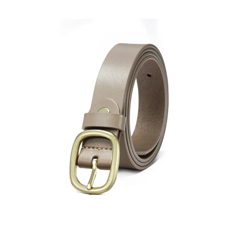 RED DRAGONFLY Cow Split Leather Leather Belts Unisex Width 2.4CM-5