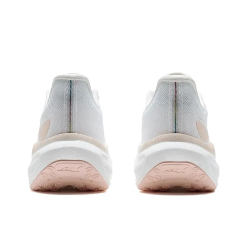 XTEP Strong Oxygen SE Slip Resistant Cushioning Low Top Casual Running Shoes Women's White Pink-4