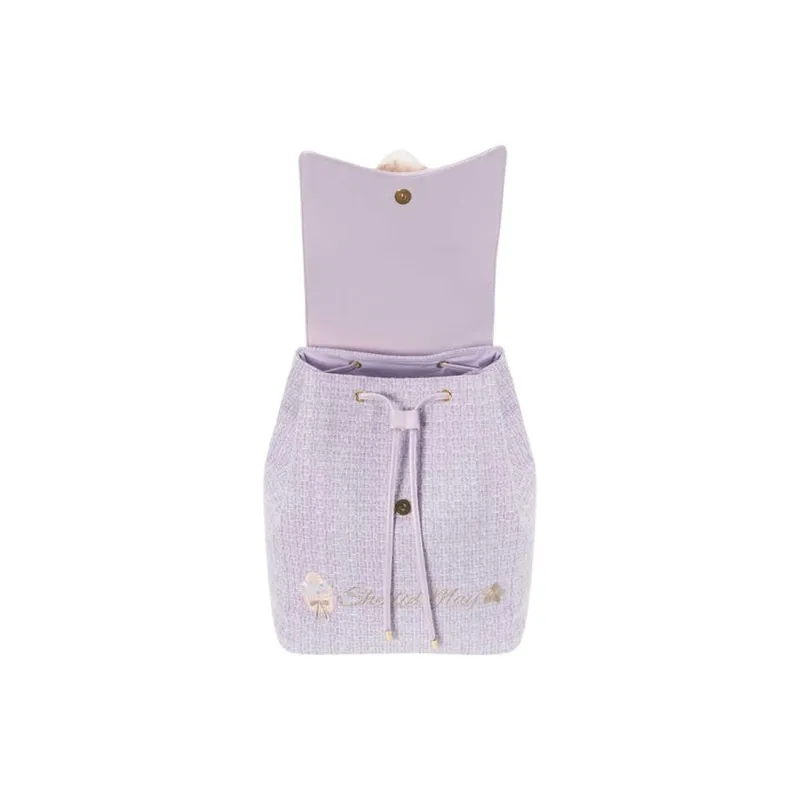 Disney Fabric Backpack Women's Purple-3