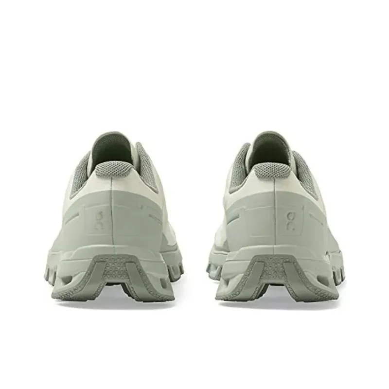 On Cloudventure Collection Anti Slip Wear Resistant Low Top Running Shoes Women's White Gray-4
