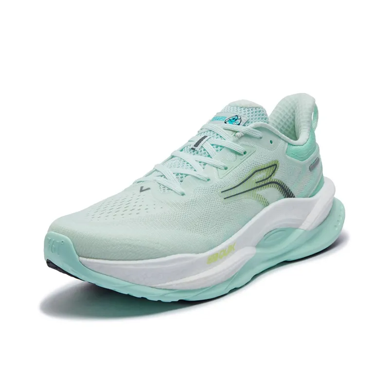 361° Fiery Red 5 Cushioned Slip Resistant Abrasion Resistant Low Top Casual Running Shoes Men's Green-1