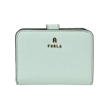 Furla Leather Wallet Mini Women's Blue