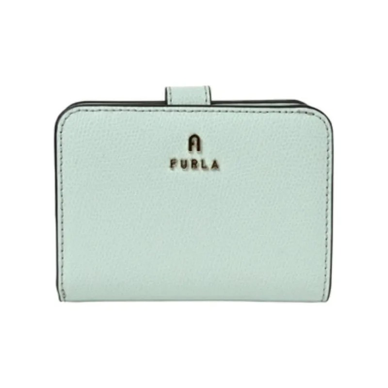 Furla Leather Wallet Mini Women's Blue-0