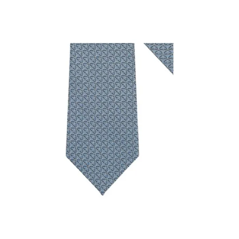 Ermenegildo Zegna Geometric Floral Pattern Jacquard Tie-2