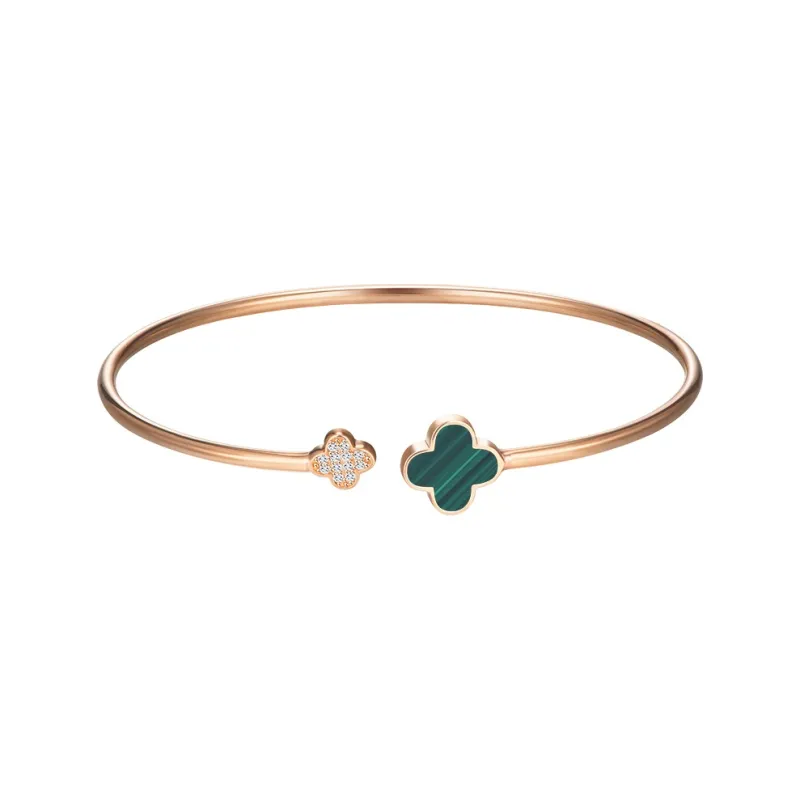 Heart To Heart S925 Silver Bangles Women's-4