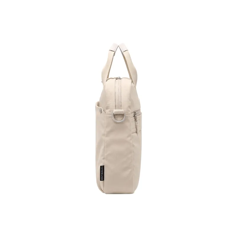GOLF Fabric 16 Inches Laptop Bag Regular Women's Apricot Black/Pink-2