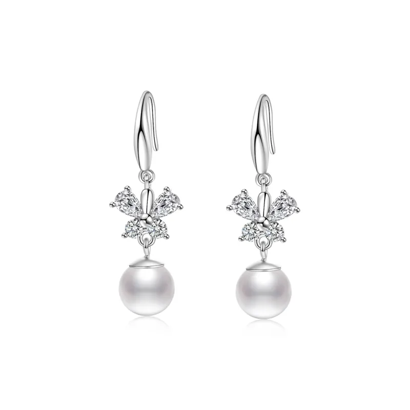 MOLADY 999 Fine Silver Earrings Women's-0