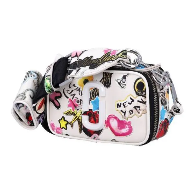 MARC JACOBS The Snapshot Sticker White Multi-1