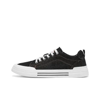 Meiretu Abrasion Resistant Lightweight Balance Low Top Canvas Shoes Men's
