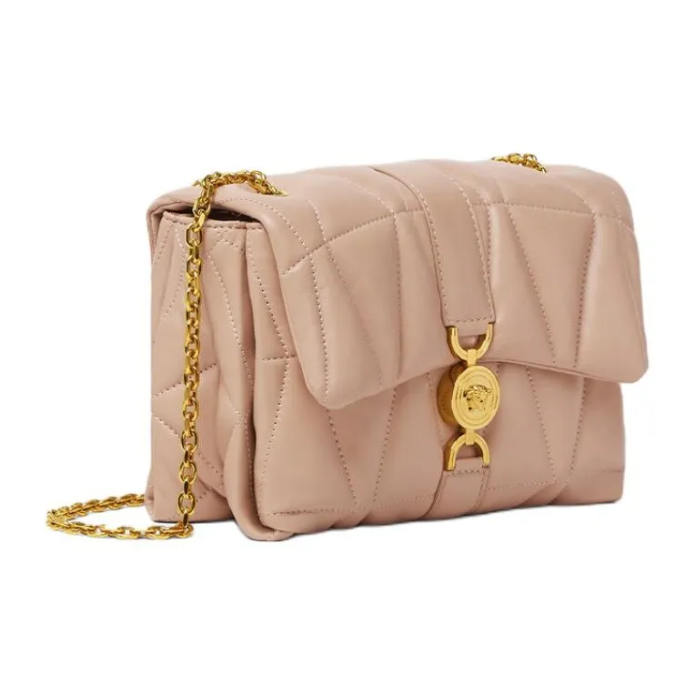 FANSIZHE Kleio Lambskin Shoulder Bag Women's Light Pink-1