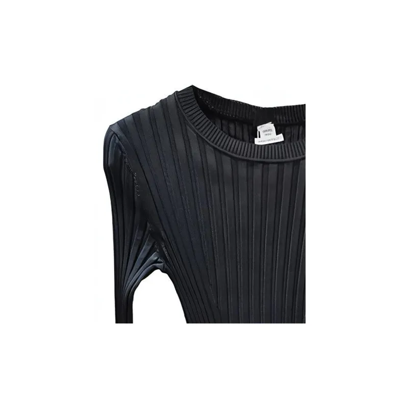 HERMES Long-Sleeved Dresses Women's Black-3