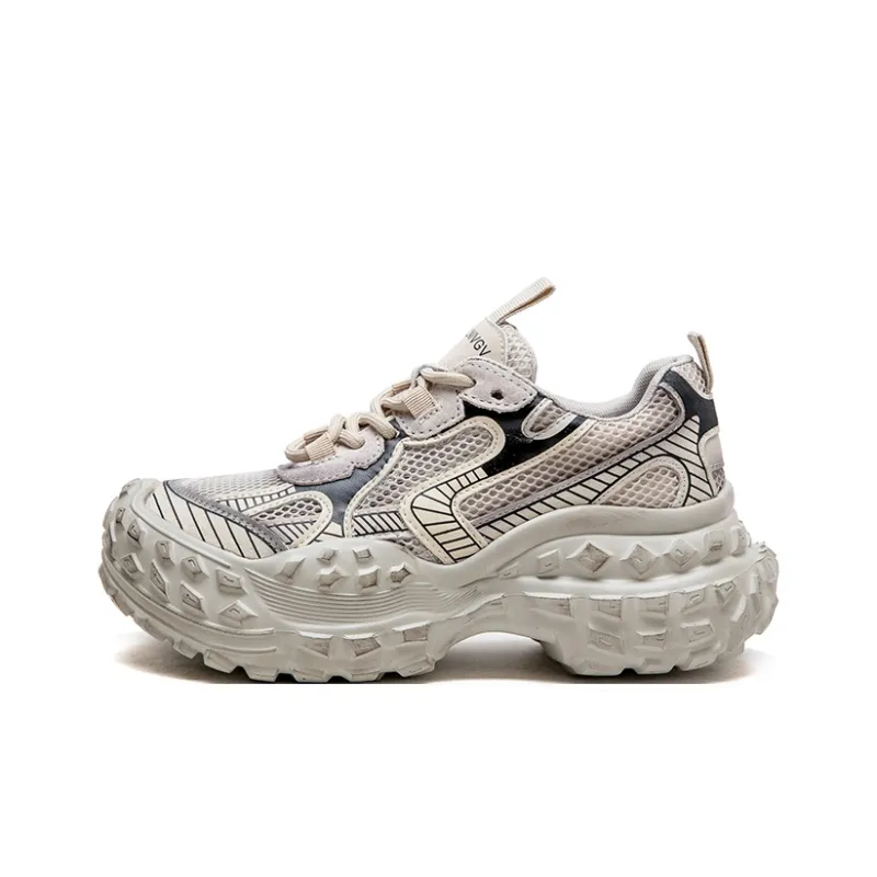 Chibang Height Increasing Low-Top Chunky Sneakers Women's-7