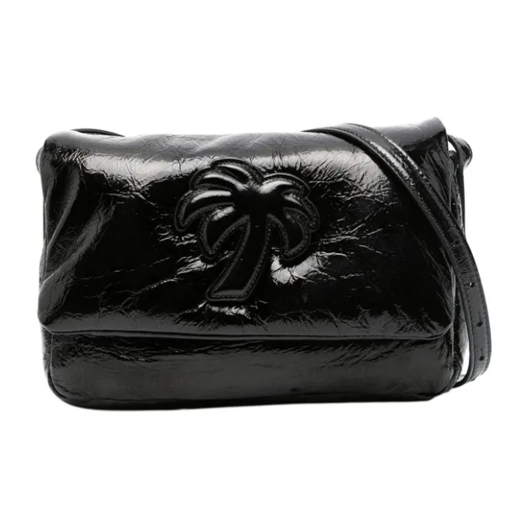 PALM ANGELS Soft Palm Bridge Bag Black-0
