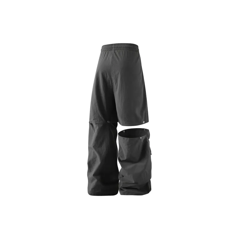 JUNGLE PANDA Knitted Sports Pants Unisex Black-8
