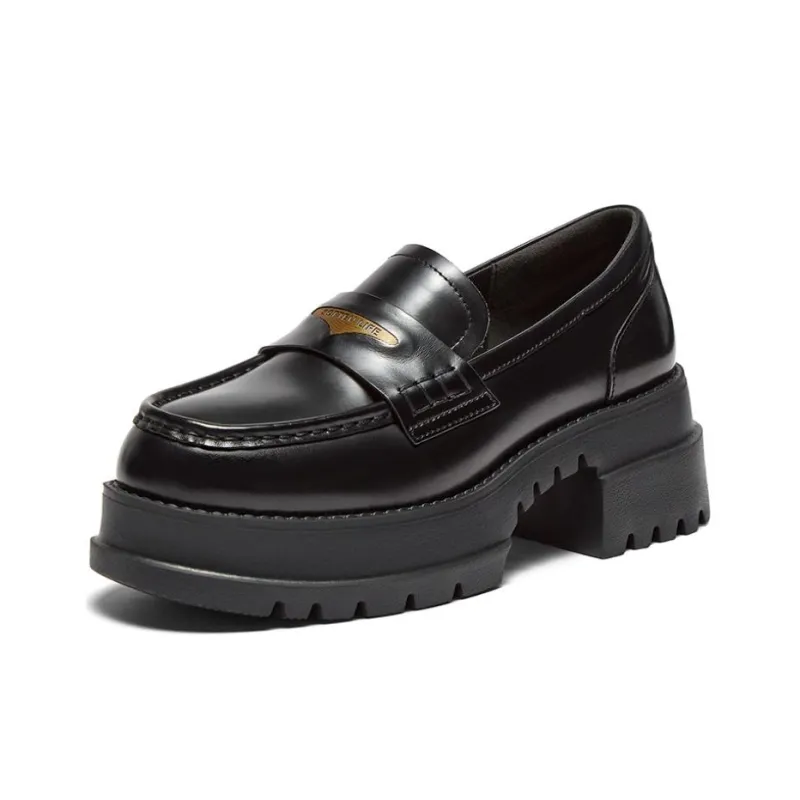 BASTO Loafers Women's Solid Color-7