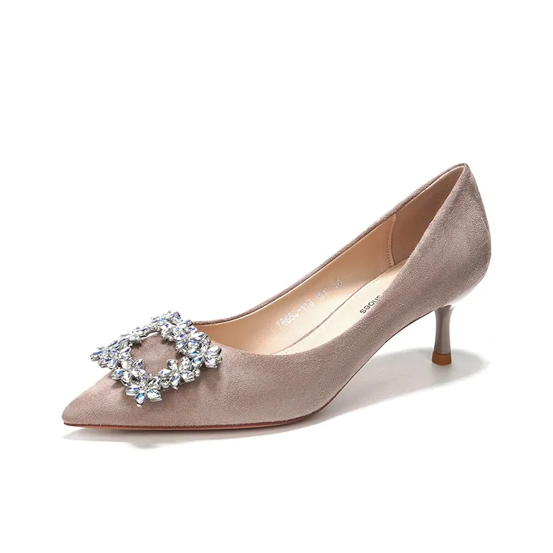 XIMO BULL High Heels Women's Cameo Brown-4