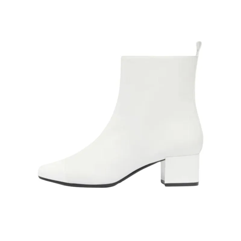 Carel Ankle Boots 4cm Women's White-0